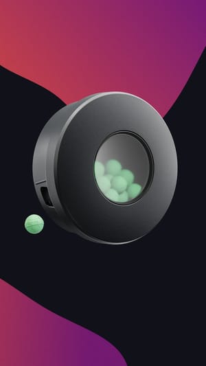 Der smarte Dosierer für Duschkugeln.       turn.