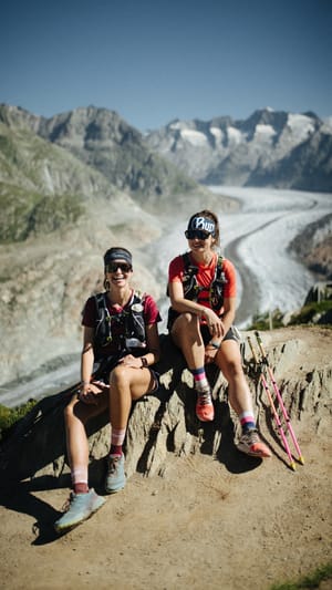 Running Via Alpina - Maggy & Susi across the Alps