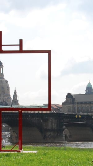 Installation Canaletto - Blick auf Dresden