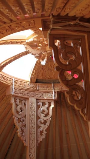 Die Königsjurte - Die größte Jurte Europas