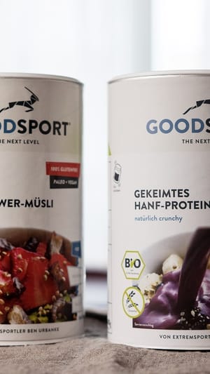 GOODSPORT Müslis - für mehr natürliche Energie