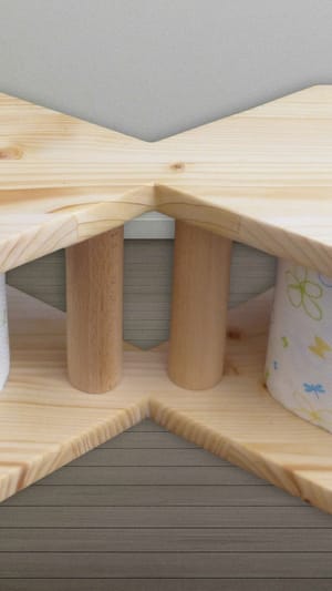 HAPPO, der praktische Toilettenhocker