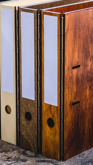 Nimmerholz - Der Ordner aus Holz