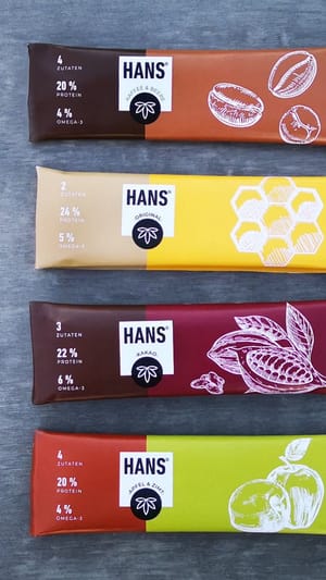 HANS - Der Riegel, der dein Hirn füttert