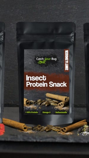 Gewürzte Insekten-Snacks