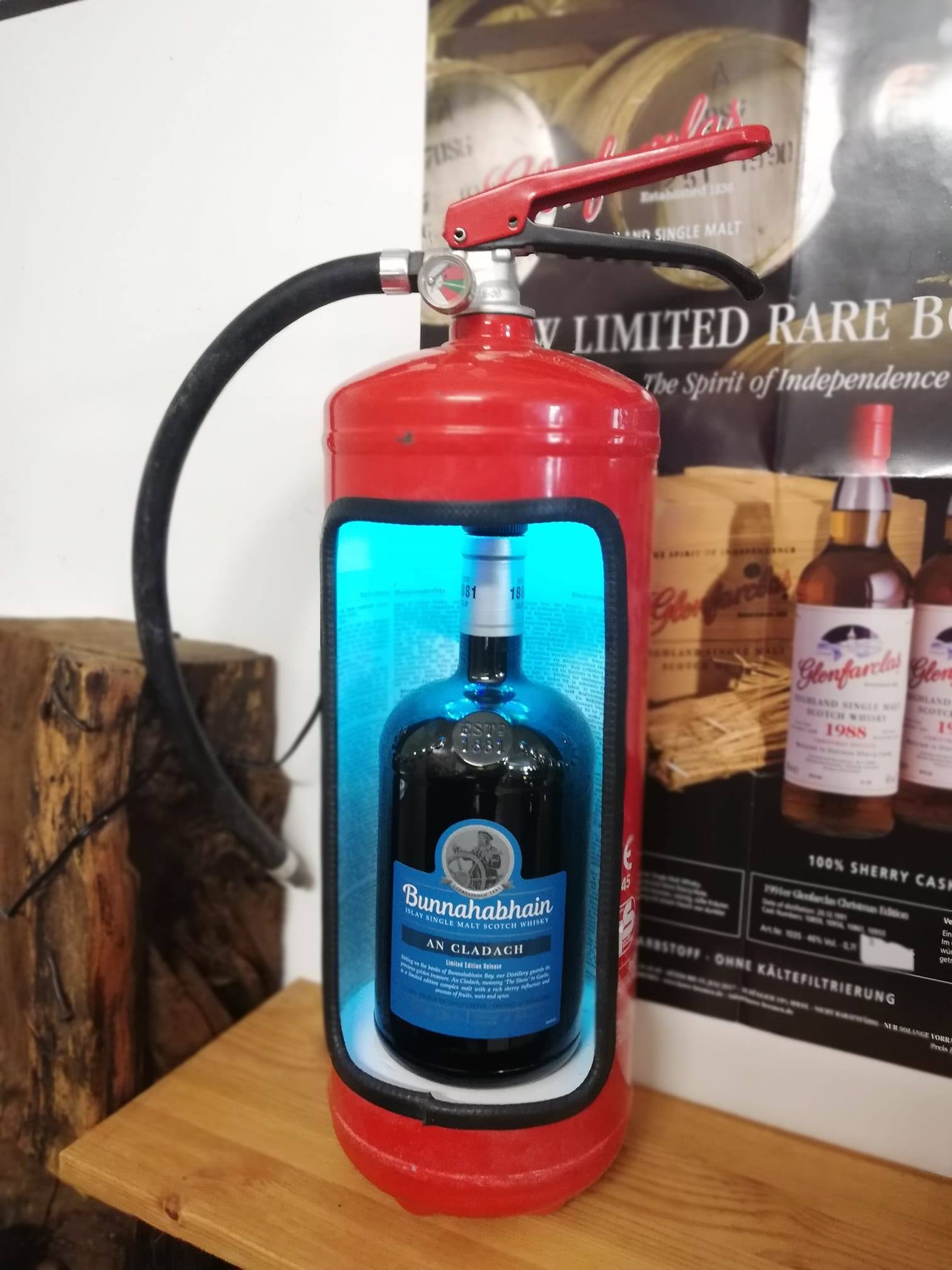 Der DurstLöscher - Deine Bar im Feuerlöscher - Das Whiskycabrio