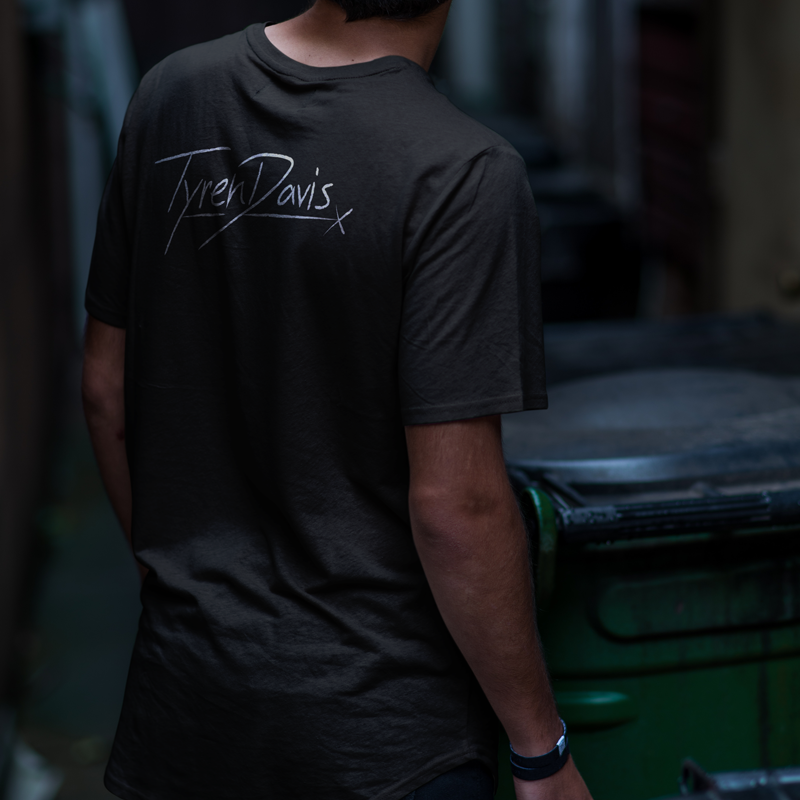 Zweet Prestatie Discreet Bedrucktes T-Shirt - Tyren Davis - EP Produktion & Promotion