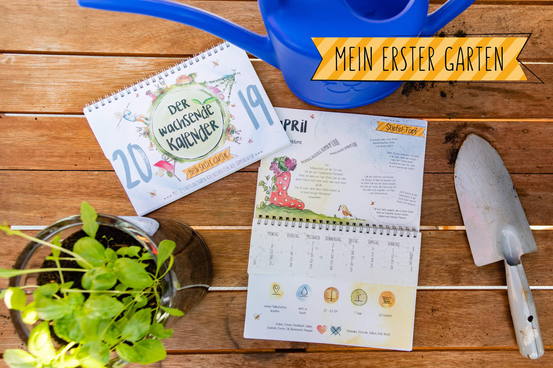Der Wachsende Kalender  Dieser Kalender ist anders ist als die Anderen. Anstatt nach einem Jahr 
