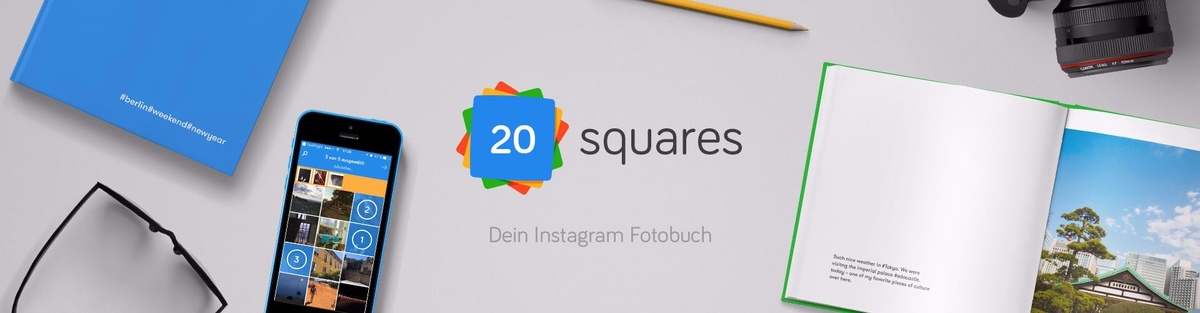 20squares – Deine Instagram Momente im Fotobuch