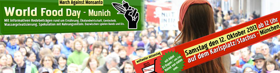 World Food Day - March Against Monsanto