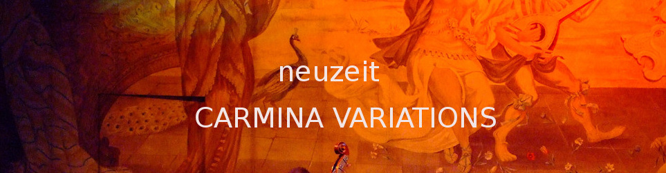 Produktion der CD Neuzeit: Carmina Variations