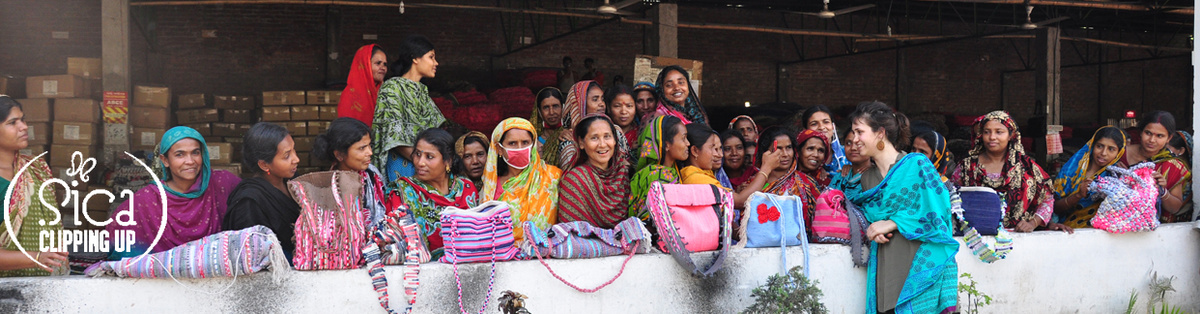 SICA Clipping Up - Nachhaltige Fair Trade Taschen aus Bangladesch 