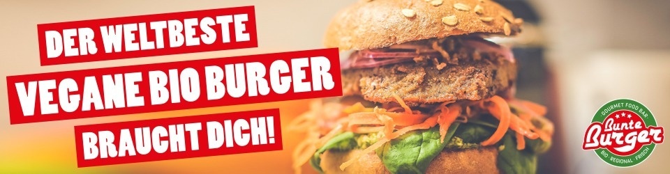 Deutschlands erstes veganes Bio Burger Restaurant